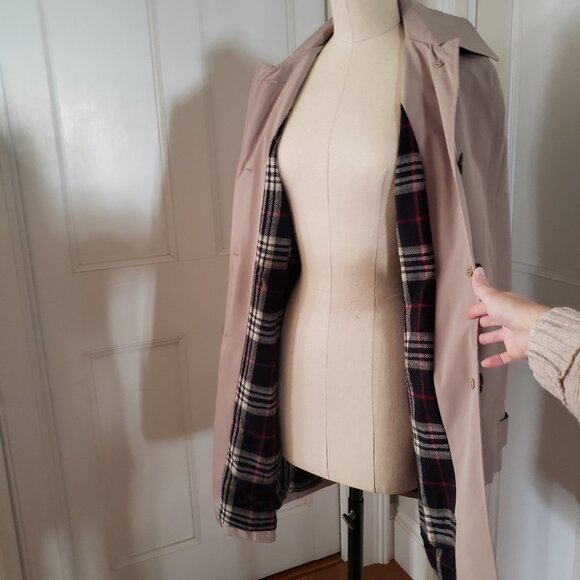 London Fog cozy trench raincoat waterproof - Picture 11 of 16